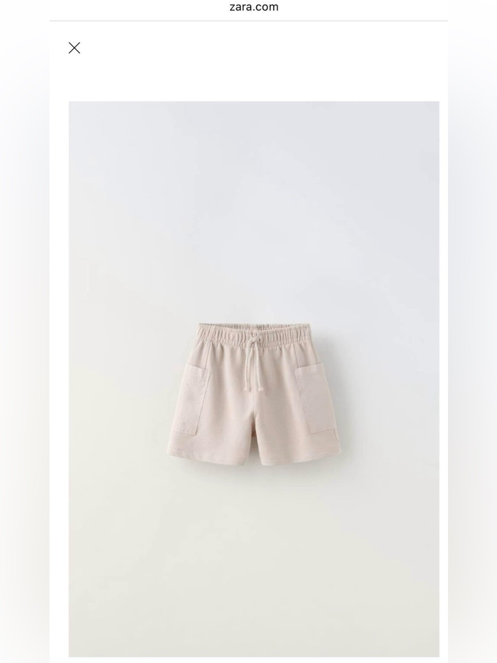 Zara Cargo Shorts Size 11/12 NWT